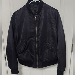 Uniqlo Womens MA-1 Bomber Jacket Size: L
